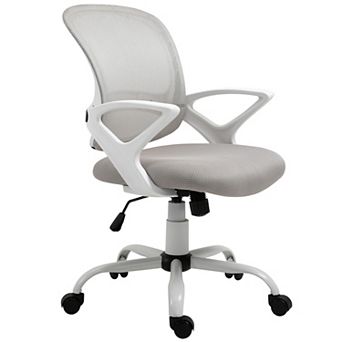 HOMCOM Ergonomic Mesh Office Chair with Adjustable Height, Desk Chair