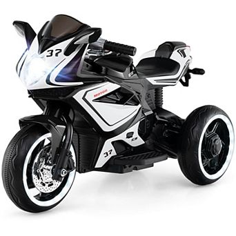 Costway Kids Ride on Motorcycle 6V Battery Powered Mini Electric Motorbike with LED Lights