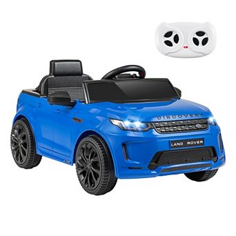 Costway 12V Licensed Land Rover Kids Ride on Car with Remote Control, LED Lights, Music, Horn