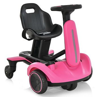 Costway 6V Kids Ride On Drift Car Electric Drifting Go Kart for Kids with 360° Spin