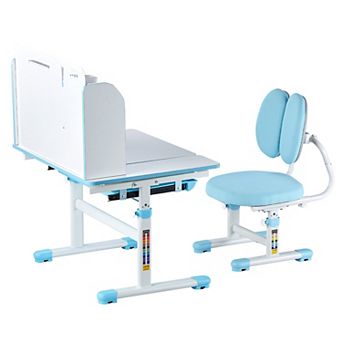 VEVOR Kids Study Chair and Desk Set, Study Desk and Chair for Kids