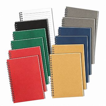 12-Pack Small Spiral Notebook College Ruled Lined Writing Journal For Work School