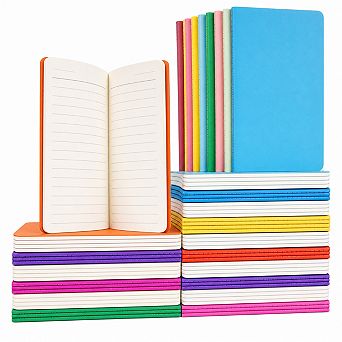 120 Pack Small Pocket Notebooks Wide Ruled Bulk Set For Students Travelers