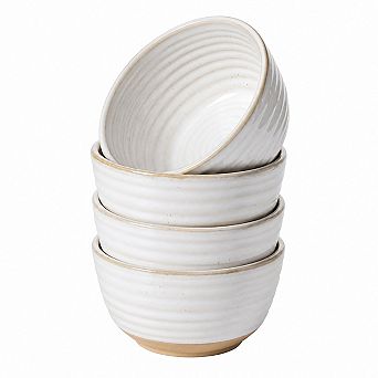 10 Oz Ceramic Stoneware Ice Cream Bowl Set For Dessert Fruits Side Dishes Housewarming Gift