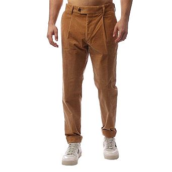 Boss Mens Perin Pleated Roll Up Trousers