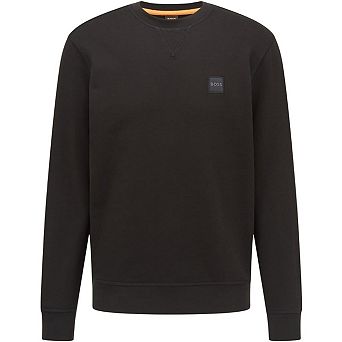 Boss Mens Westart Premium Cotton Crew Neck Sweatshirt