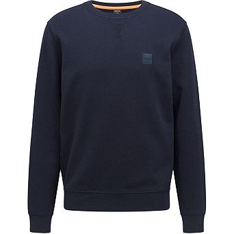 Boss Mens Westart Premium Cotton Crew Neck Sweatshirt