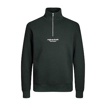 Jack And Jones Mens Quarter Zip Regular Sweatshirt