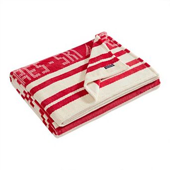 Nautica Apres Ski Stripe Throw Blanket