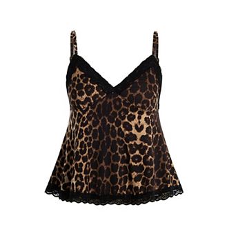 Womens Y2K Lace V Neck Spaghetti Strap Cami Tops Casual Stylish Wear