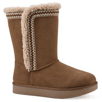 White Mountain Blanca Women's Faux Fur-Lined Ankle Boots