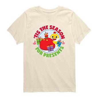 Toddler Boy Baby Shark "'Tis The Season For Presents" Short Sleeve Graphic Tee