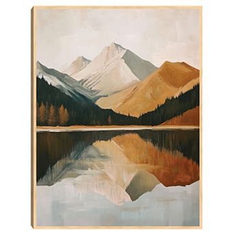 Masterpiece Terracotta Reflection II Framed Canvas Wall Art