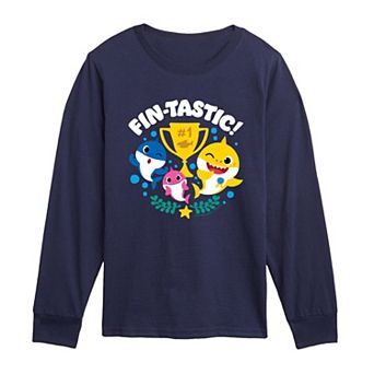 Toddler Boy Baby Shark Long Sleeve Graphic Tee