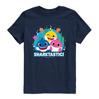 Toddler Boy Baby Shark Short Sleeve Graphic Tee