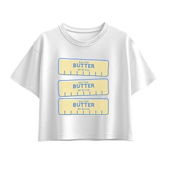 Girls 7-16 Salted Butter Sticks Boxy Tee