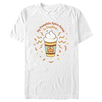 Men's Marvel Spider-Man My Pumpkin Spice-Sense Is Tingling Graphic Tee