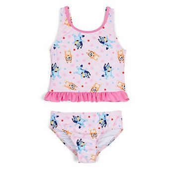Bluey Swimwear 2 pc Tankini and Bottoms Set