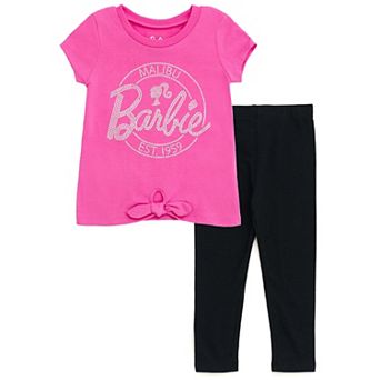 Barbie 2 pc T-Shirt and Leggings Set