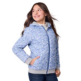 Free Country Girls' Poofie Reversible Puffer Jacket