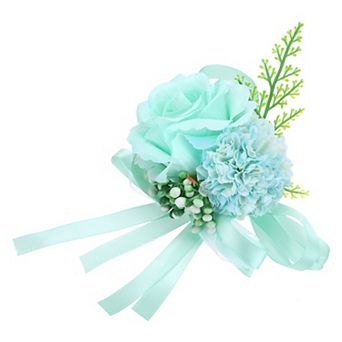 Wrist Corsage, Artificial Flower Bracelet Rose Wrist Bride Groom Decorative