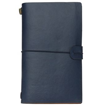 Vintage Retro PU Leather Notebook, Refillable Notepaper for Journaling and Planning