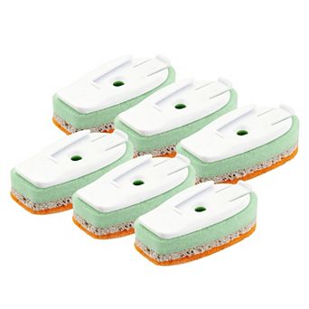 Gourmet Easy Dishwand Sponge Refills for Soap Dispenser, Non-Scratch, 6Pack