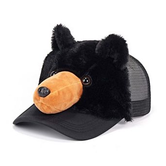 Unisex Funny Hats -Black Bear