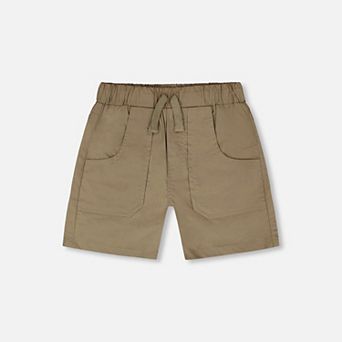 Baby Boy Parachute Patch Pocket Drawstring Shorts