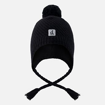 Big Kids Unisex Winter Peruvian Knit Hat with Pompom