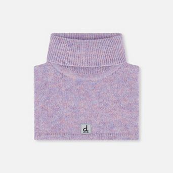 Baby Girl Double-Layer Knit Turtle Neckwarmer - 6-24 Months