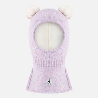 Baby Girl Bear Ear Knit Balaclava