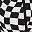 White Checkered Print