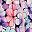 Purple Floral Print