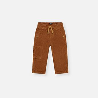 Baby Boy Stretch Corduroy Pants with Cargo Pocket