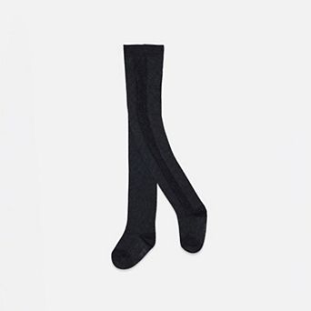Baby Girl Knit Textured Tights