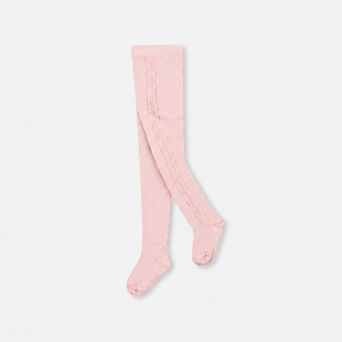 Baby Girl Knit Textured Tights