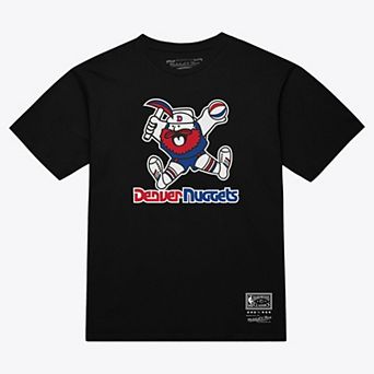 Unisex Mitchell & Ness Black Denver Nuggets Hardwood Classics Arch T-Shirt