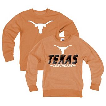 Youth Wes & Willy Texas Orange Texas Longhorns Reversible Sweatshirt