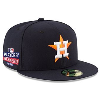 Men's New Era Navy Houston Astros 2026 Players' Weekend Authentic Collection 59FIFTY Fitted Hat
