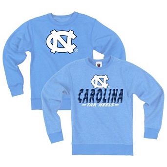 Youth Wes & Willy Carolina Blue North Carolina Tar Heels Reversible Sweatshirt
