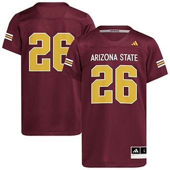 Youth adidas #26 Maroon Arizona State Sun Devils Roses & Devils Strategy Football Jersey