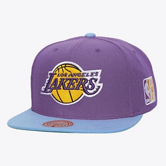 Men's Mitchell & Ness Purple Los Angeles Lakers Hardwood Classics Legendary Home Snapback Hat