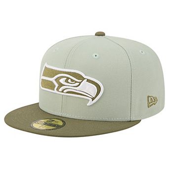 Men's New Era Light Green/Olive Seattle Seahawks Color Pack 59FIFTY Fitted Hat