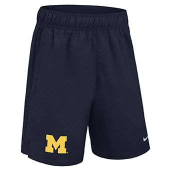 Youth Nike Navy Michigan Wolverines Challenger Dri-FIT Shorts