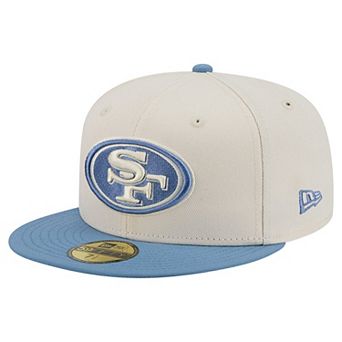 Men's New Era Cream/Blue San Francisco 49ers Color Pack 59FIFTY Fitted Hat