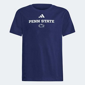 Youth adidas Navy Penn State Nittany Lions Wordmark Fresh T-Shirt