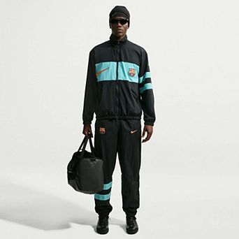 Men's Nike Black Barcelona Third I96 Full-Zip Track jacket
