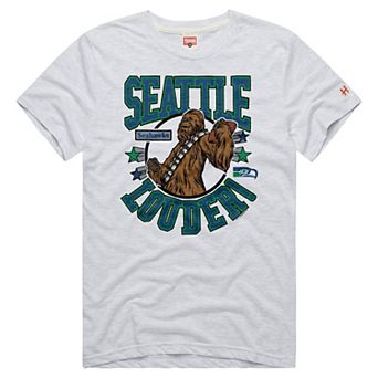 Unisex Homage Ash Seattle Seahawks Star Wars x NFL Tri-Blend T-Shirt
