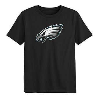 Preschool Outerstuff Black Philadelphia Eagles Primary Logo T-Shirt